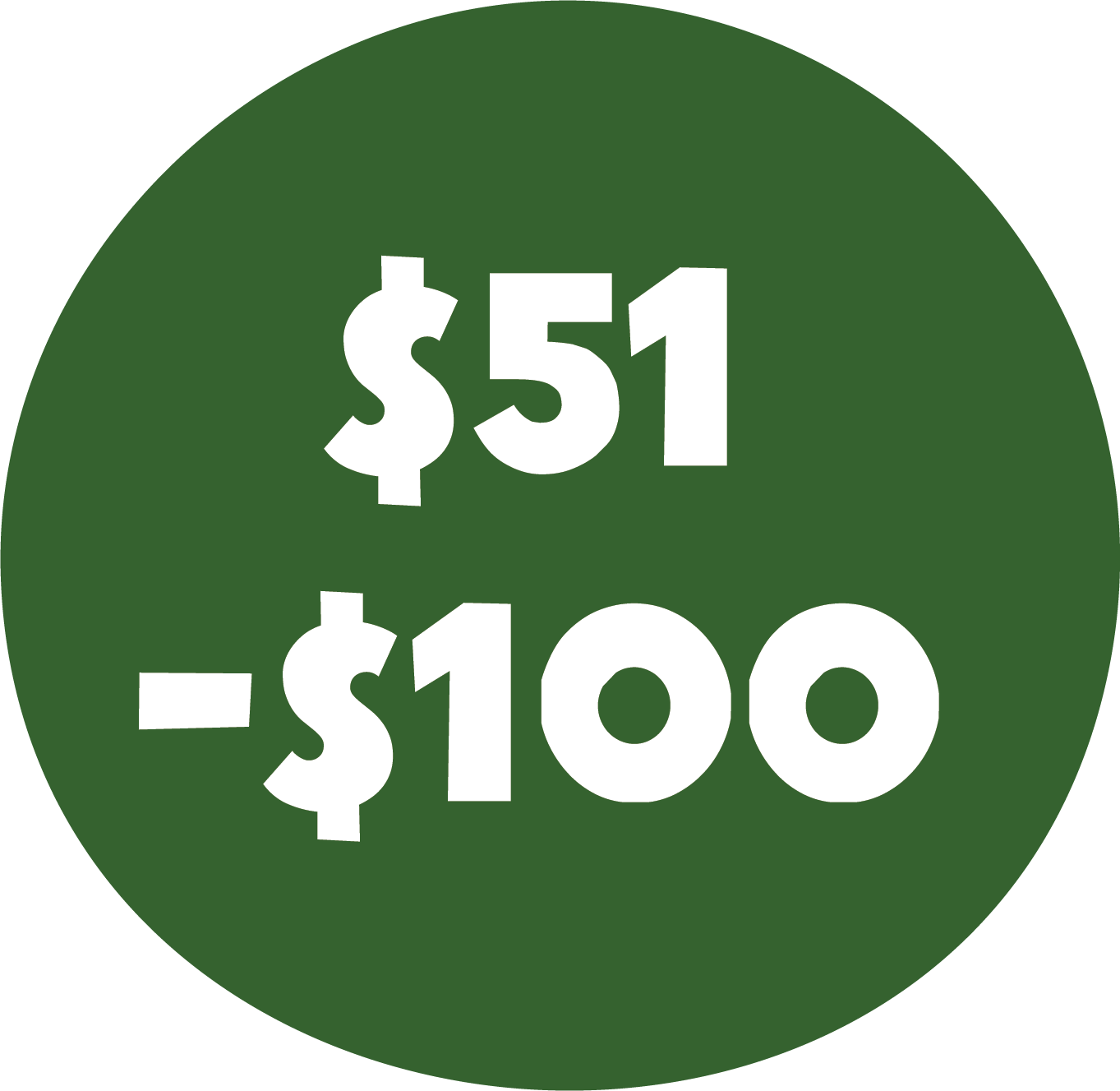 $51 - $100